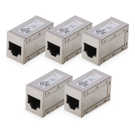 Digitus AT-AG-8-8-C6S-5 Acoplador modular CAT 6 apantallado, 5 unidades
