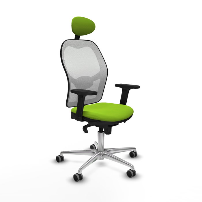PIQUERAS Y CRESPO Silla de oficina Jorquera con mecanismo Sincro, Pistacho y Blanco PIQUERAS Y CRESPO Silla de oficina Jorquera con mecanismo Sincro, Pistacho y Blanco