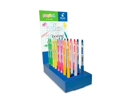 Pilot Bolígrafo POP LOL Classic Tinta Gel Retráctil 0,7 mm Colores Surtidos (Expositor 24 uds)