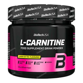 BIOTECHUSA L-Carnitine Drink Powder Té de Limón 150g