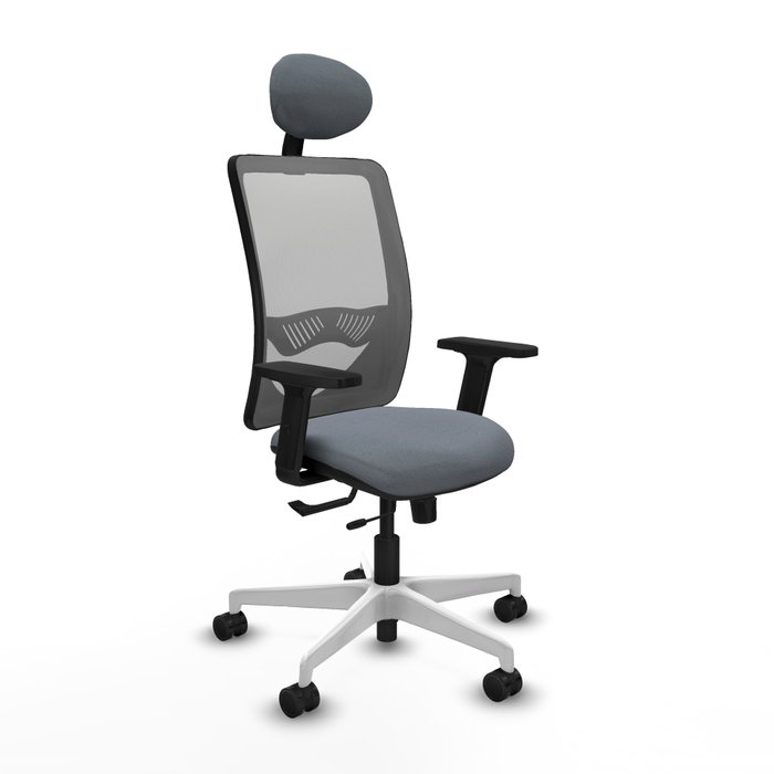 PIQUERAS Y CRESPO Silla de oficina Zulema Gris con mecanismo Sincro/Traslack PIQUERAS Y CRESPO Silla de oficina Zulema Gris con mecanismo Sincro/Traslack