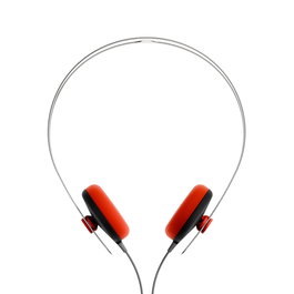 AIAIAI Tracks Blood Orange Edition - Auriculares Supraaurales con Botón y Micrófono - Edición Limitada Colaboración Dev Hynes