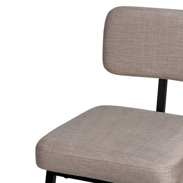 Ixia Taburete Beige Tejido-Metal Set de 4 Ixia Taburete Beige Tejido-Metal Set de 4