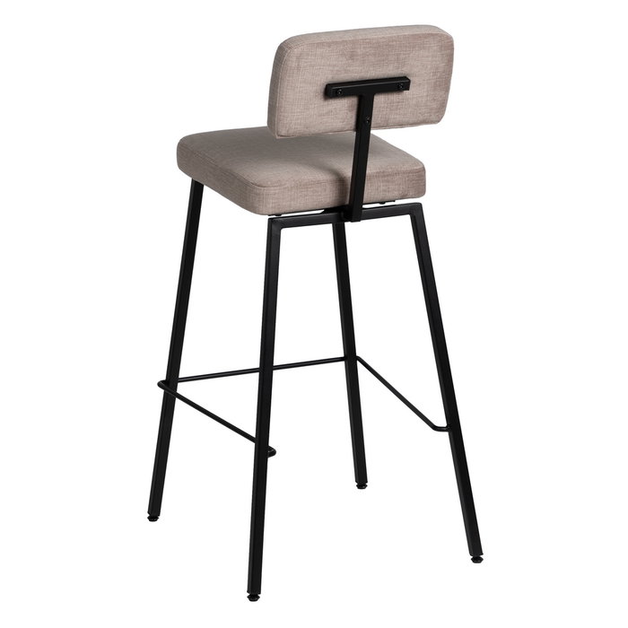 Ixia Taburete Beige Tejido-Metal Set de 4 Ixia Taburete Beige Tejido-Metal Set de 4