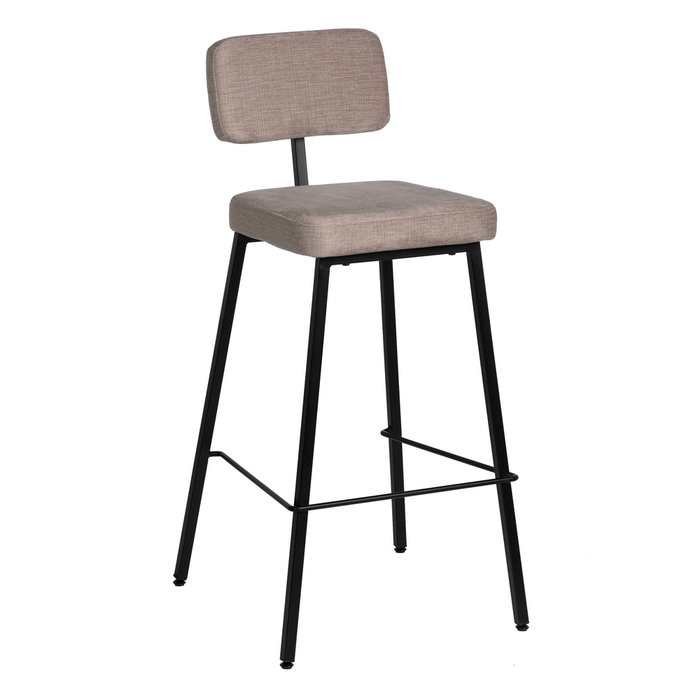 Ixia Taburete Beige Tejido-Metal Set de 4 Ixia Taburete Beige Tejido-Metal Set de 4