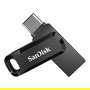 Sandisk Ultra Dual Drive Go 128GB USB 3.1 Type-C Negro Plata 150MB/s