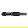 Sandisk Ultra Dual Drive Go 128GB USB 3.1 Type-C Negro Plata 150MB/s