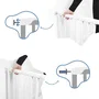 Badabulle Barrera de Seguridad Deco Pop Blanca Ajuste a Presión y Tornillos 63.5 - 106cm