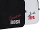 DKD Home Decor Funda Ipad Moderno Boss-jefa Blanco Negro 36 x 2 x 28 cm (12 Unidades)