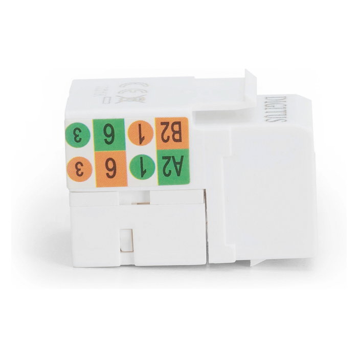 ASSMAN/DIGITUS Jack Keystone Doble Módulo CAT 5e Clase D Negro