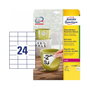 AVERY Zweckform Etiquetas de película resistentes al agua 70,0 x 37,0 mm