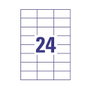 AVERY Zweckform Etiquetas de película resistentes al agua 70,0 x 37,0 mm