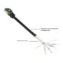 Good Connections Cat.6A Patchkabel Outdoor HF Negro 20m