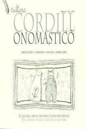 Onomasticó, Narcís Clotet Villaró - GRATA