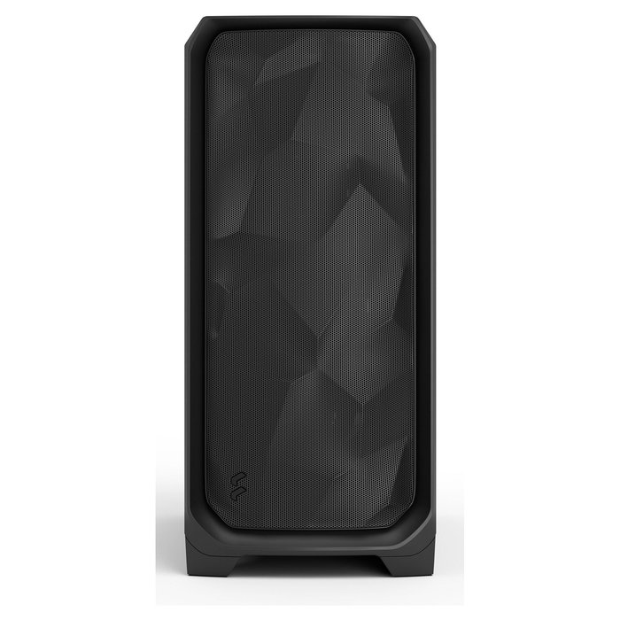 Fractal Design Meshify 3 Caja Negra con Ventana de Vidrio Templado para PC ATX/EATX/Micro-ATX/Mini-ITX, 7 Ranuras de Expansión, Compatible con Juego