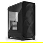 Fractal Design Meshify 3 Caja Negra con Ventana de Vidrio Templado para PC ATX/EATX/Micro-ATX/Mini-ITX, 7 Ranuras de Expansión, Compatible con Juego