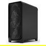 Fractal Design Meshify 3 Caja Negra con Ventana de Vidrio Templado para PC ATX/EATX/Micro-ATX/Mini-ITX, 7 Ranuras de Expansión, Compatible con Juego