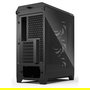 Fractal Design Meshify 3 Caja Negra con Ventana de Vidrio Templado para PC ATX/EATX/Micro-ATX/Mini-ITX, 7 Ranuras de Expansión, Compatible con Juego