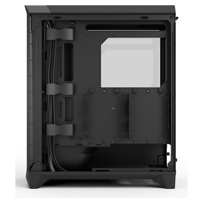 Fractal Design Meshify 3 Caja Negra con Ventana de Vidrio Templado para PC ATX/EATX/Micro-ATX/Mini-ITX, 7 Ranuras de Expansión, Compatible con Juego
