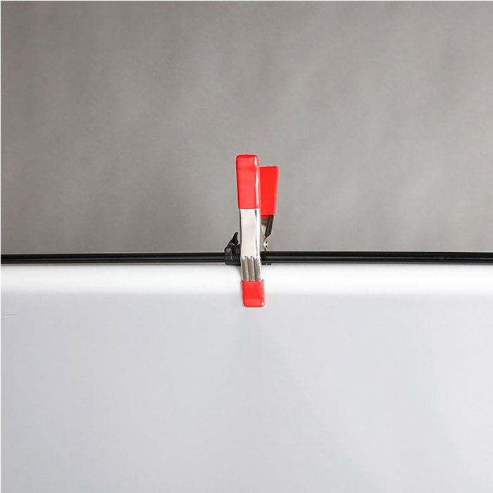 Workpro Pinza de Resorte de Acero 75 mm con Puntas Recubiertas de PVC y Muelle Cincado Antioxido