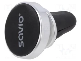 SAVIO Soporte de coche magnético para rejilla de ventilación - Plata