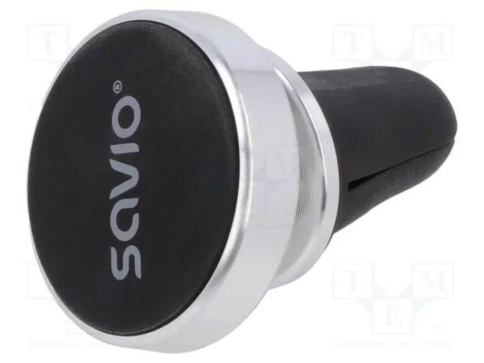 SAVIO Soporte de coche magnético para rejilla de ventilación - Plata SAVIO Soporte de coche magnético para rejilla de ventilación - Plata
