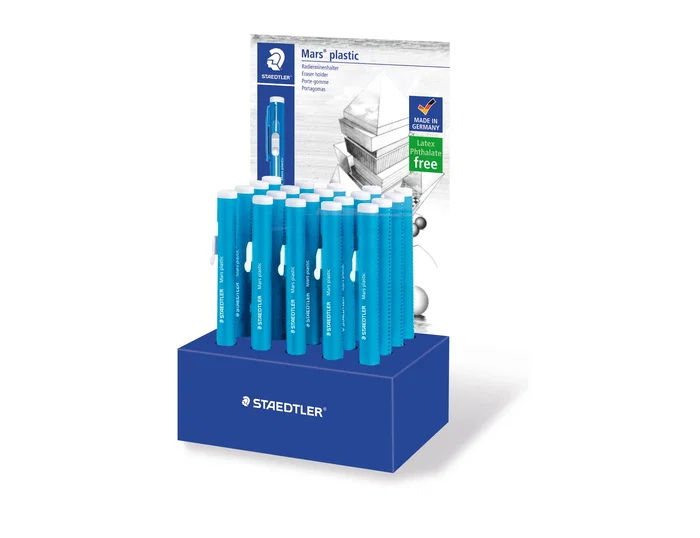 Staedtler Mars Plastic Portagomas unidad, pack de 20 unidades