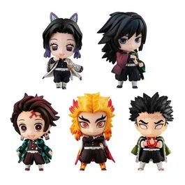 Megahouse Demon Slayer: Kimetsu no Yaiba - Pack de 5 Figuras Sailor Tanjiro & The Hashira (5 cm)