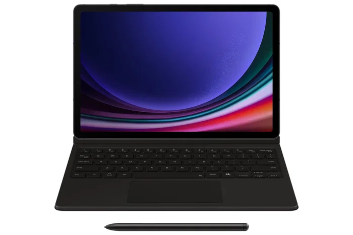 Samsung Book Cover con teclado para Galaxy Tab S9 y S9 FE, Español, Negro Samsung Book Cover con teclado para Galaxy Tab S9 y S9 FE, Español, Negro