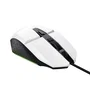 Trust GXT 109W Felox Ratón Gaming para Mano Derecha, USB Tipo A, Óptico 6400 DPI, 6 Botones Programables, LED Multicolor, Cable 1.5m, Blanco