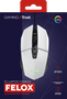 Trust GXT 109 Felox Ratón Gaming Blanco