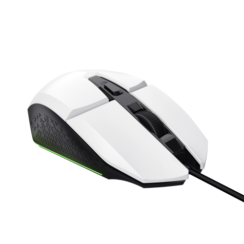 Trust GXT 109 Felox Ratón Gaming Blanco