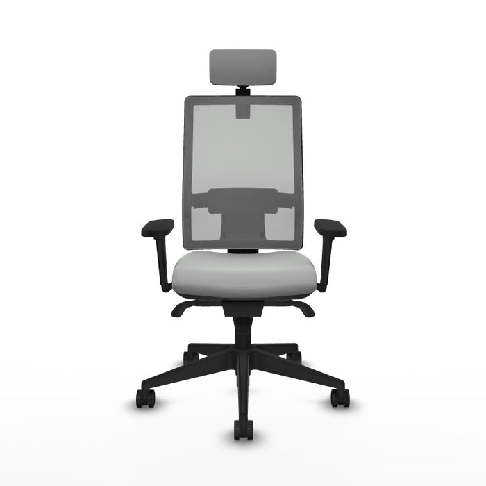 PIQUERAS Y CRESPO Silla de oficina Horna Gris con Mecanismo Sincro PIQUERAS Y CRESPO Silla de oficina Horna Gris con Mecanismo Sincro