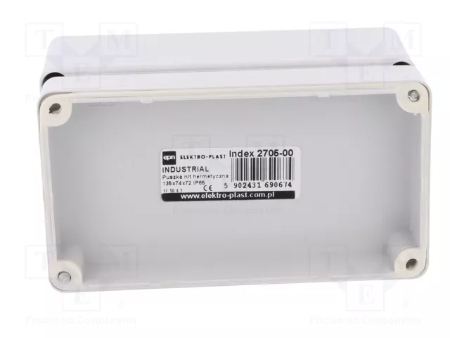 ELEKTRO-PLAST NASIELSK Carcasa Universal INDUSTRIAL Gris IP65