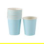 Algon Set 24 Vasos de Cartón Azul Baby 200 cc 7.1 x 7.1 x 7.7 cm (18 Unidades)