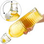 La Mediterranea Botella de Vidrio Estilo Clásico Boca Ancha 1.1L