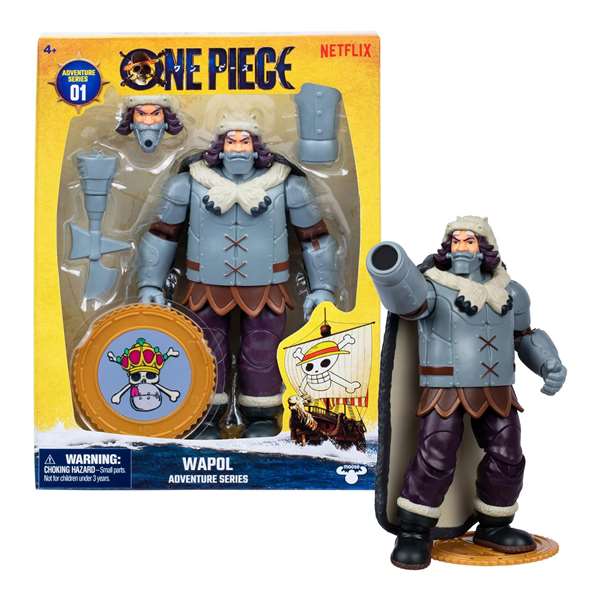 Moose Figura articulada One Piece Wapol 15 cm - Edición español