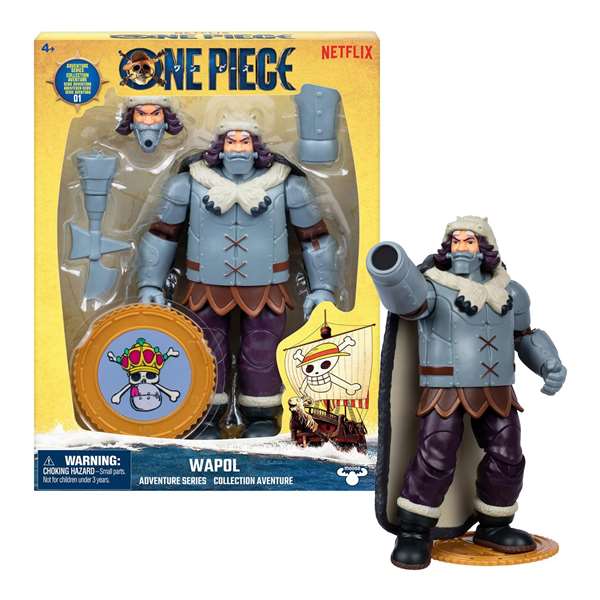Moose Figura articulada One Piece Wapol 15 cm - Edición español