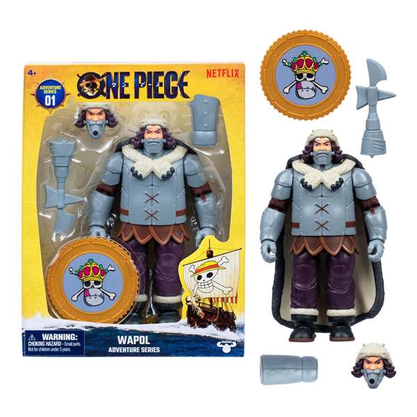 Moose Figura articulada One Piece Wapol 15 cm - Edición español
