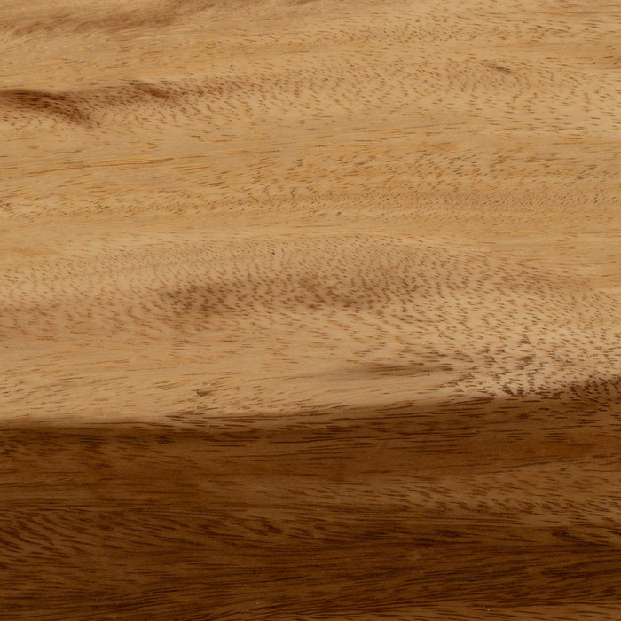 Mesa Centro Natural Madera-Hierro Salón 150 X 70 X 45 cm