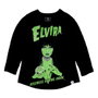 Elivira by Loungefly Tee Camiseta Unisex Shirred Raglan talla XL