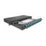 DeLOCK Caja de empalme de fibra óptica 12 x SC Duplex OM3 1HE 19″