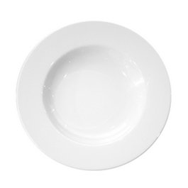 Costa Verde Oceanus Plato Hondo - Plato de Porcelana para Vajilla - 30 cm de Diámetro (Set de 6)