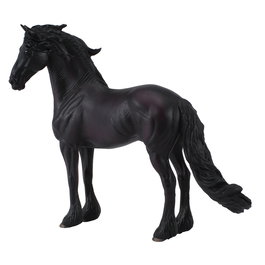 Collecta Semental Frisón XL Figura Caballo 88439 Escala 1:20 Juguete Niños +3 Años