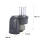 Kenwood KAX400PL Accesorio de corte en dados Gris