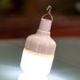 New Garden Bombilla LED Portátil Recargable, 500 lm, IP44, Luz Blanca con 2 Intensidades e Intermitente, Incluye Gancho y Cable USB Tipo C, 8 x 15 cm, Pack de 2 Unidades