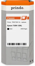Prindo PRIET3591 Classic XL Cartucho de tinta negro