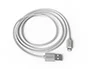 Groovy Cable USB 2.0 a Apple Lightning para iPhone, iPad (desde modelo 5) - 1.5 metros - Color Blanco - Carga y Sincronización