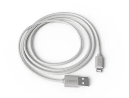 Groovy Cable USB 2.0 a Apple Lightning para iPhone, iPad (desde modelo 5) - 1.5 metros - Color Blanco - Carga y Sincronización
