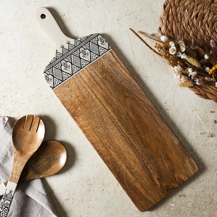 Home Deco Factory Tabla Servir Dune Mirage 58x19 cm Madera Mango Home Deco Factory Tabla Servir Dune Mirage 58x19 cm Madera Mango